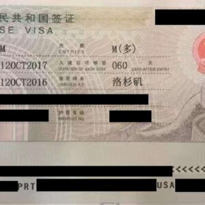 CHINA M VISA. Commercial trade activities - 中国商业贸易活动 M 签证申请